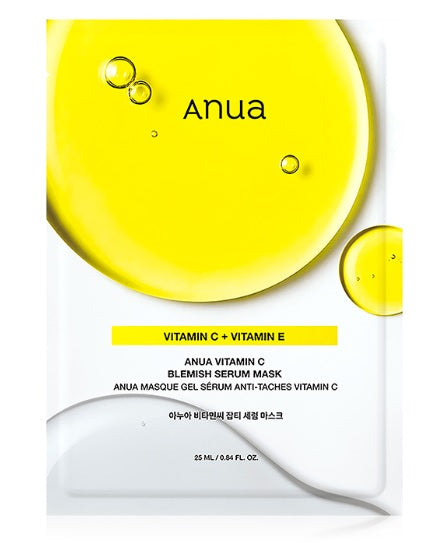 ANUA Освітлювальна маска для обличчя з вітаміном С, 25 мл – ANUA VITAMIN C BLEMISH SERUM MASK