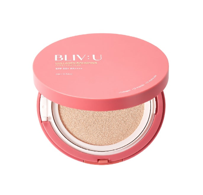 Bliv:U Сонцезахисний кушон з колагеном - Bliv:U Collagen Bouncing Sun Cushion