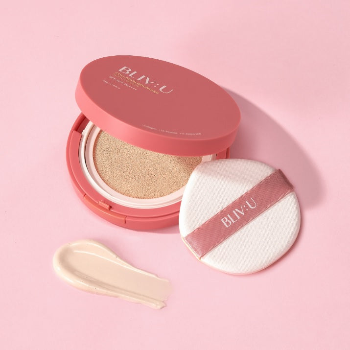 Bliv:U Сонцезахисний кушон з колагеном - Bliv:U Collagen Bouncing Sun Cushion
