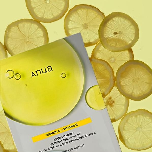 ANUA Освітлювальна маска для обличчя з вітаміном С, 25 мл – ANUA VITAMIN C BLEMISH SERUM MASK