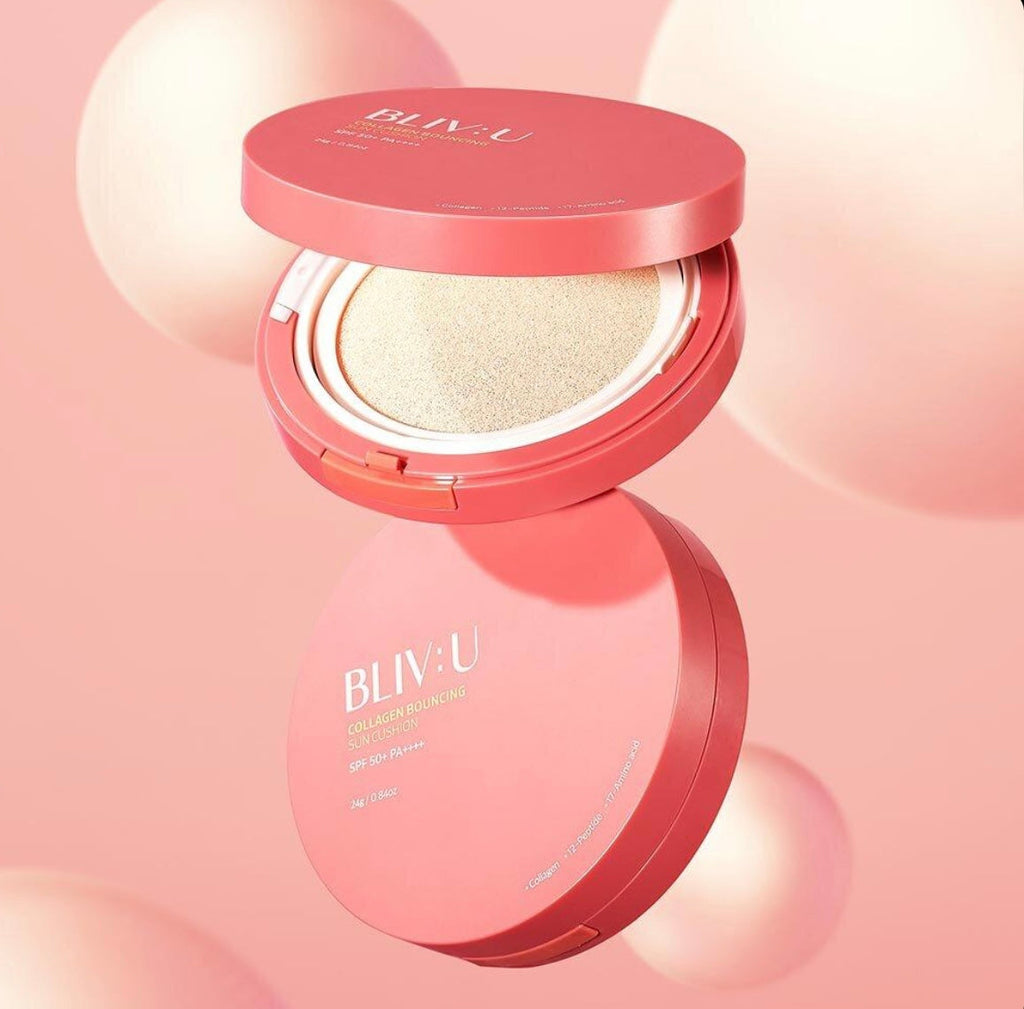 Bliv:U Сонцезахисний кушон з колагеном - Bliv:U Collagen Bouncing Sun Cushion