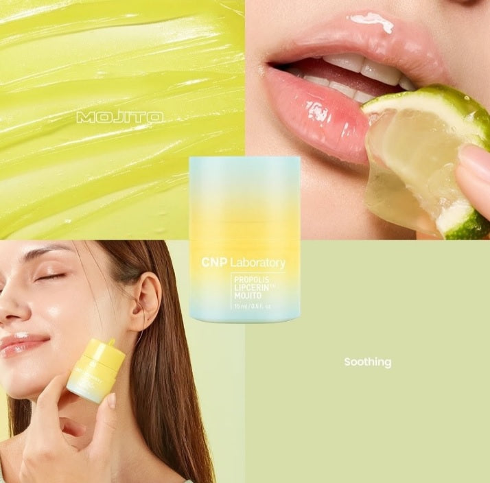 CNP Ліпцерин для губ зі смаком мохіто, 15 мл – CNP Cosmetics Propolis Lipcerin Mojito