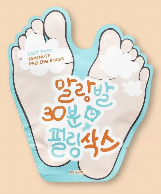 A'PIEU Відлущувальна маска-пілінг для стоп - A'PIEU SOFT FOOT PEELING SOCKS