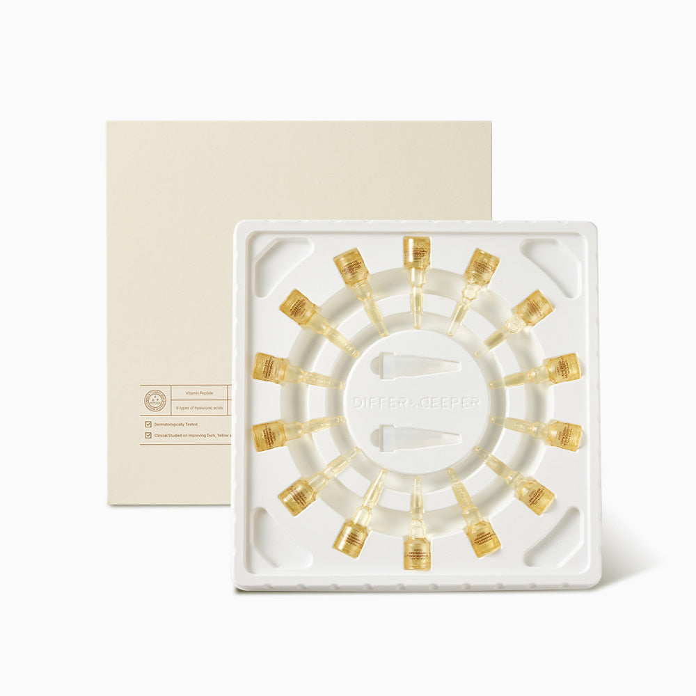 Differ & Deeper Освітлювальний бустер для тонізації шкіри, 2 мл/14 шт. – Differ & Deeper Brightening & Toning Skin Booster