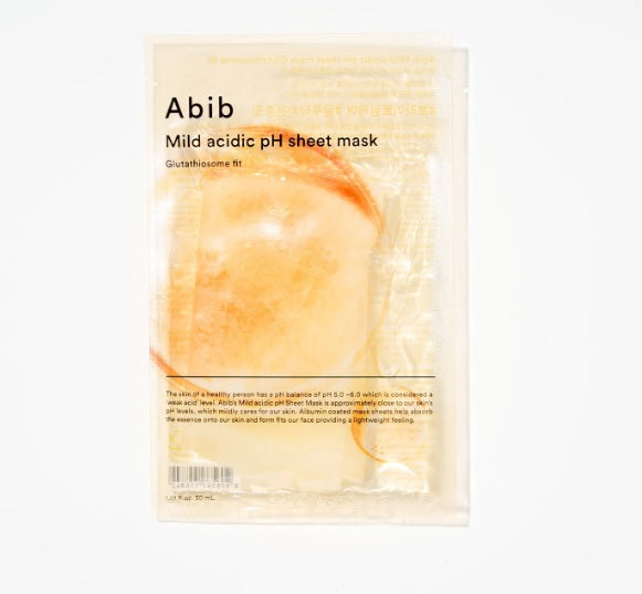 Abib Тканинна маска для обличчя, 30 мл – Abib Mild Acidic Ph Sheet Mask Glutathiosome Fit