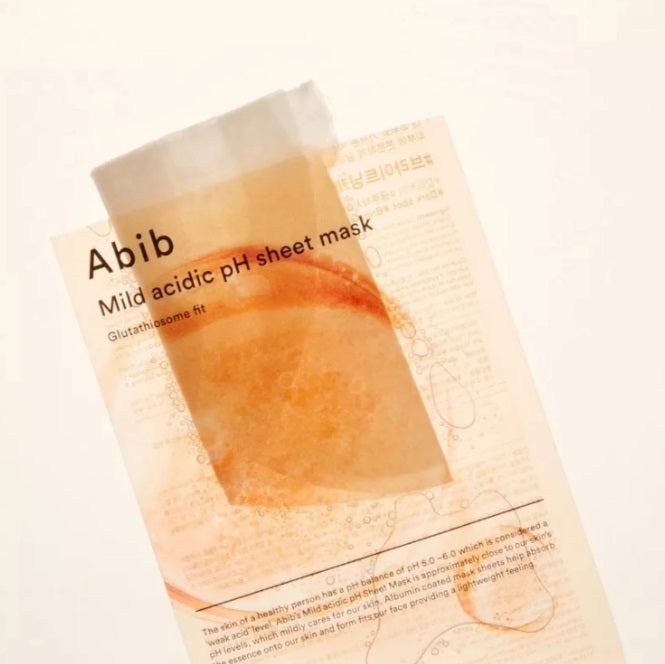 Abib Тканинна маска для обличчя, 30 мл – Abib Mild Acidic Ph Sheet Mask Glutathiosome Fit