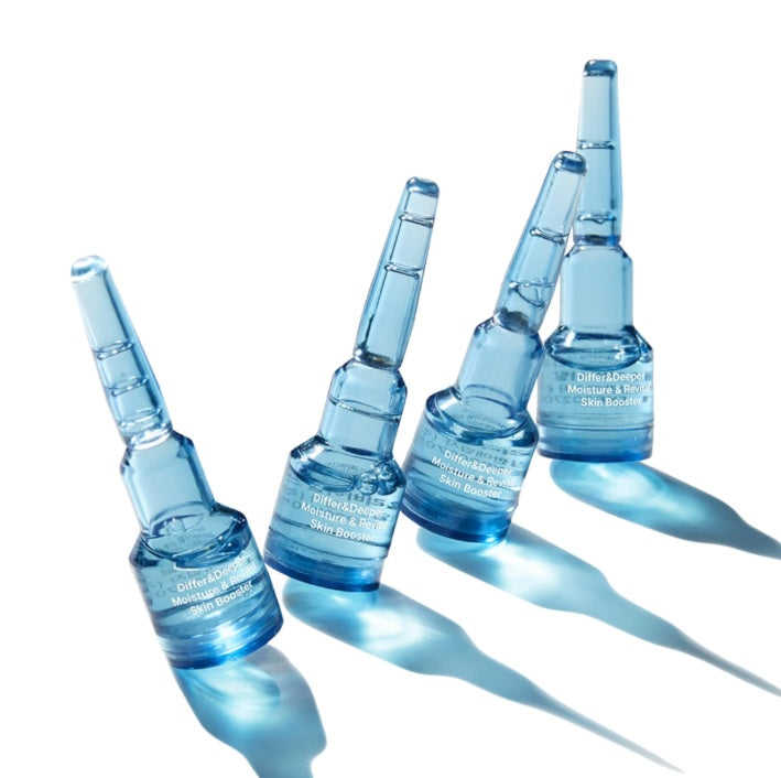 Differ & Deeper Інтенсивний бустер для зволоження та регенерації шкіри, 2 мл/5 шт. – Differ & Deeper Moisture & Revital Skin Booster (starter pack)