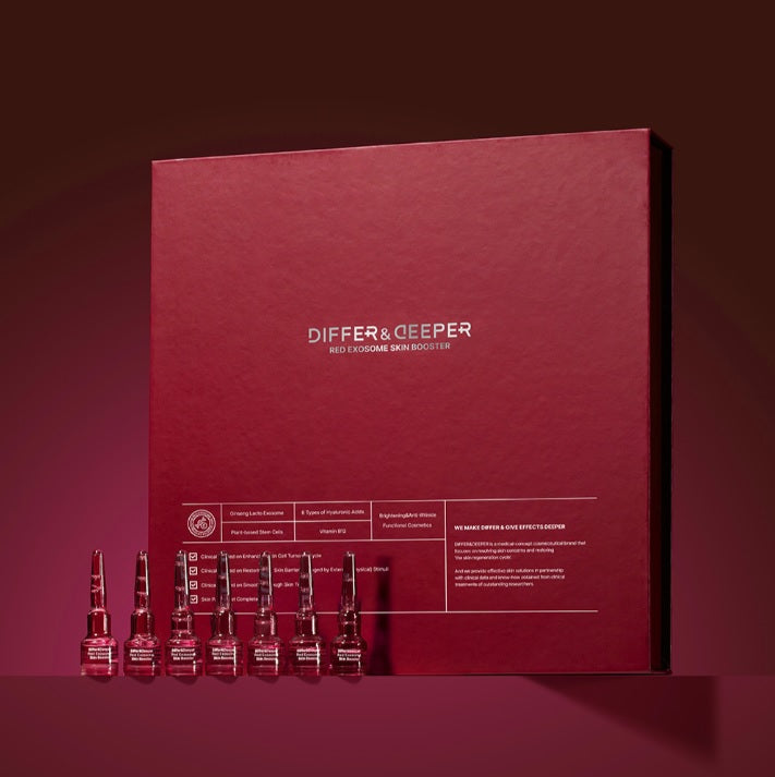 Differ & Deeper Інтенсивний омолоджувальний бустер з екзосомами, 2 мл/14 шт. – Differ & Deeper Red Exosome Skin Booster