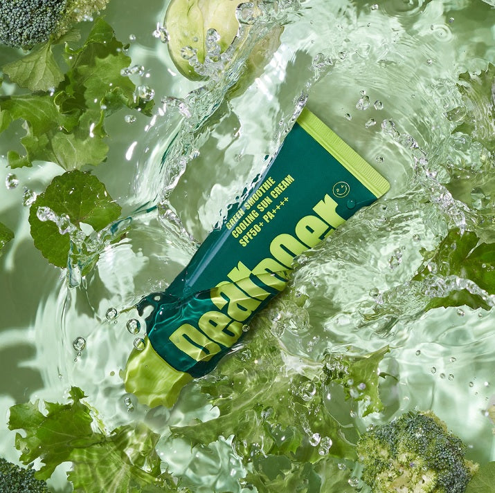 Dear Doer Сонцезахисний крем для обличчя, 50 мл – Dear Doer Green Smoothie Cooling Sun Cream SPF50+ PA++++